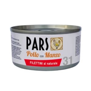 Filettini di Pollo con Manzo al Naturale - g 85