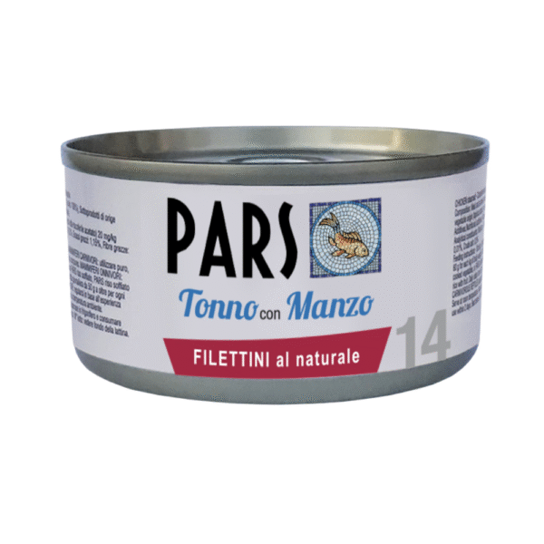 Filettini di Tonno con Manzo al Naturale - g 85